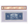 BC-23c 1937 Canada $5 Coyne-Towers, Z/C, BCS Certified EF40 Original (DOP)