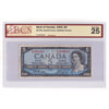 BC-39a 1954 Canada $5 Beattie-Coyne, P/C, Modified Portrait, BCS Certified VF25 (DOP)