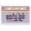BC-57c 1989 Canada $10 Knight-Thiessen, Neat # BEG4444774, BCS Cert. CUNC64 Orig. (DOP)