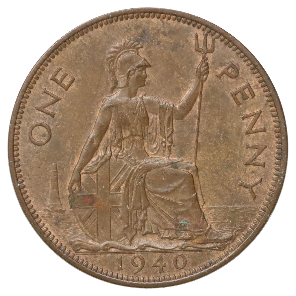 Great Britain 1940 Penny Uncirculated (MS60)