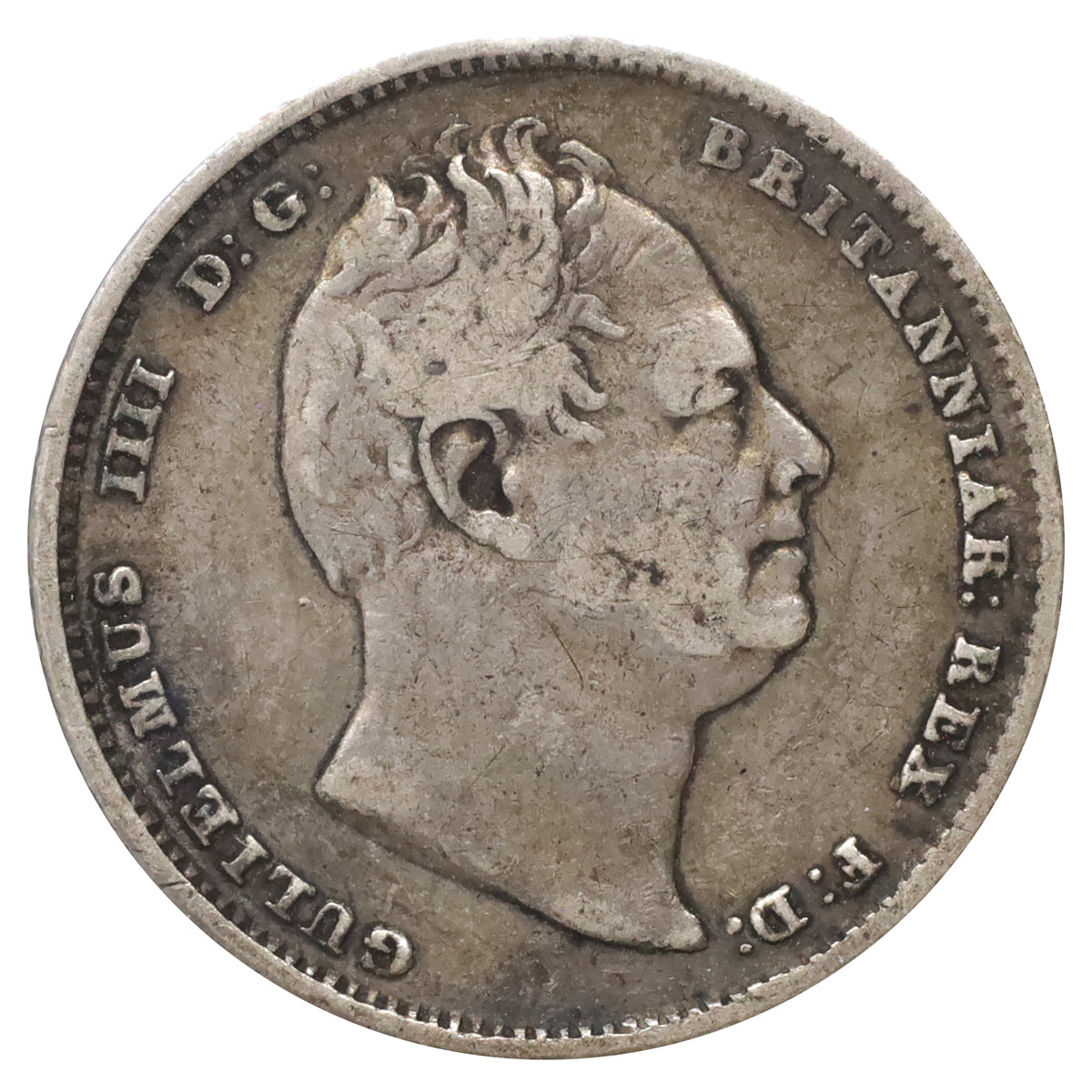 Great Britain 1834 6 Pence Fine (F12)