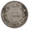 Great Britain 1878 Die #58 6 Pence Very Good (VG8)