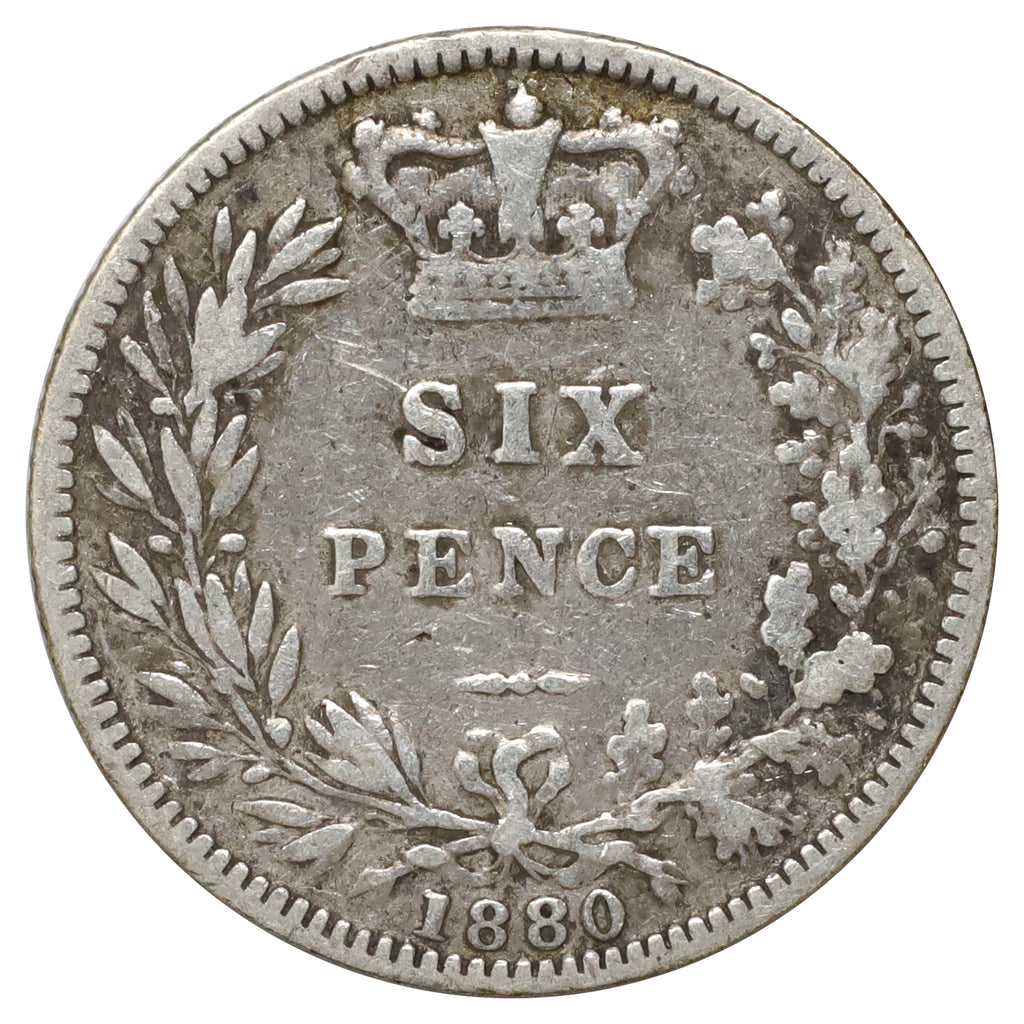 Great Britain 1880 6 Pence Very Good (VG8)