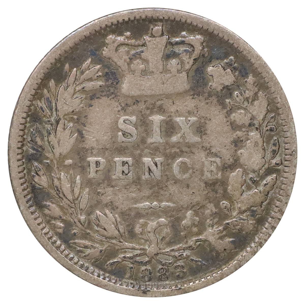 Great Britain 1883 6 Pence Very Good (VG8)