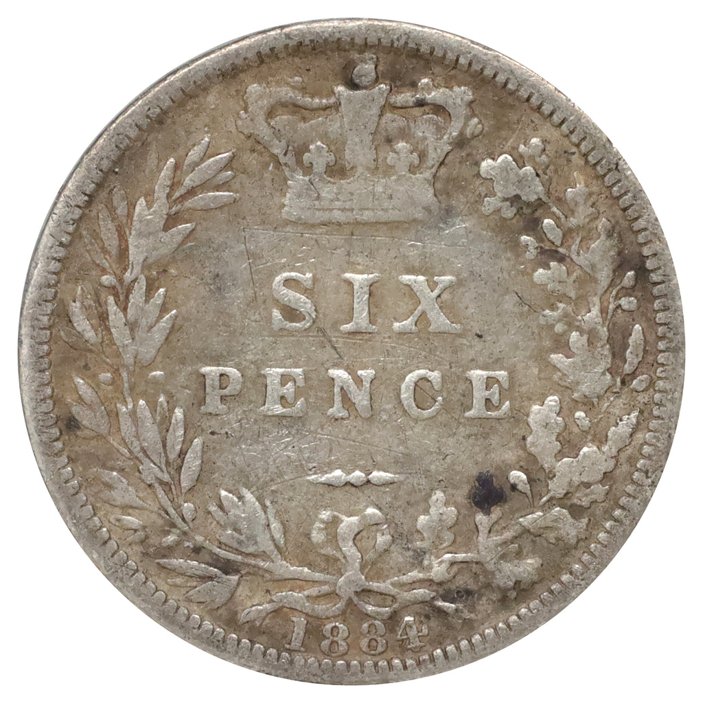Great Britain 1884 6 Pence Good (G4)
