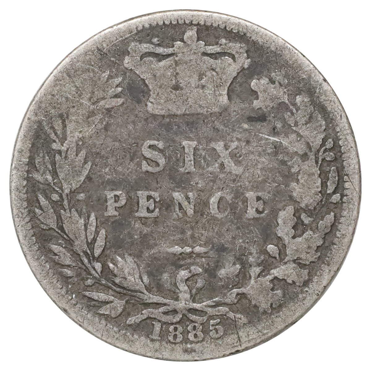Great Britain 1885 6 Pence About Good (AG3)