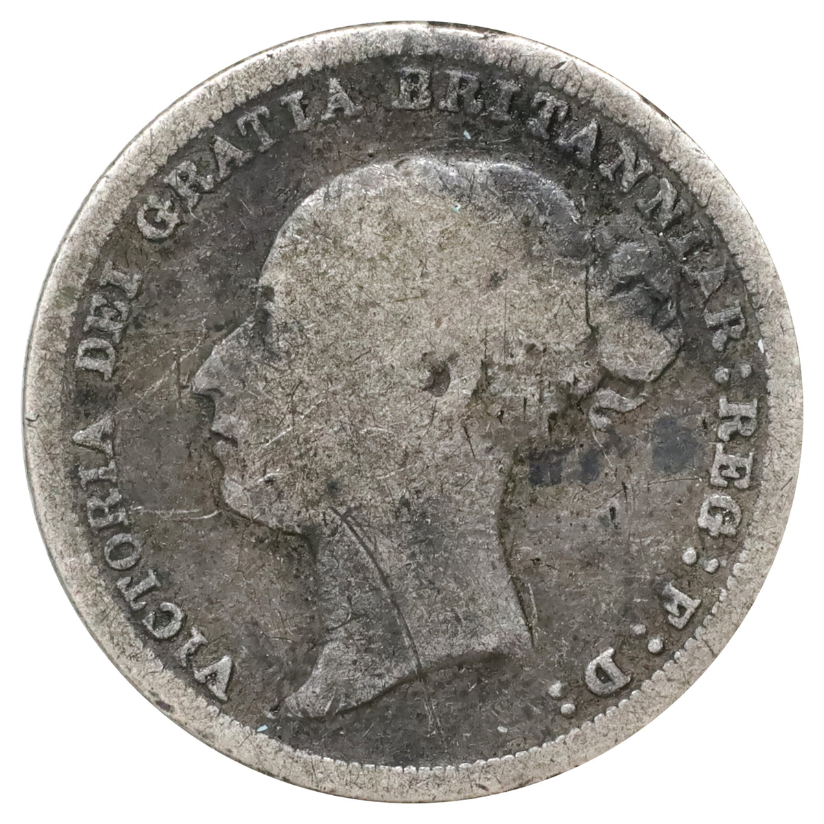 Great Britain 1885 6 Pence About Good (AG3)