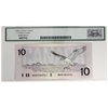 BC-57a 1989 Canada $10 Thiessen-Crow, AER Legacy Certified GUNC-68 PPQ
