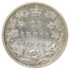 1881H Canada 25-cents F-VF (F15) Scratched, marks, or impaired