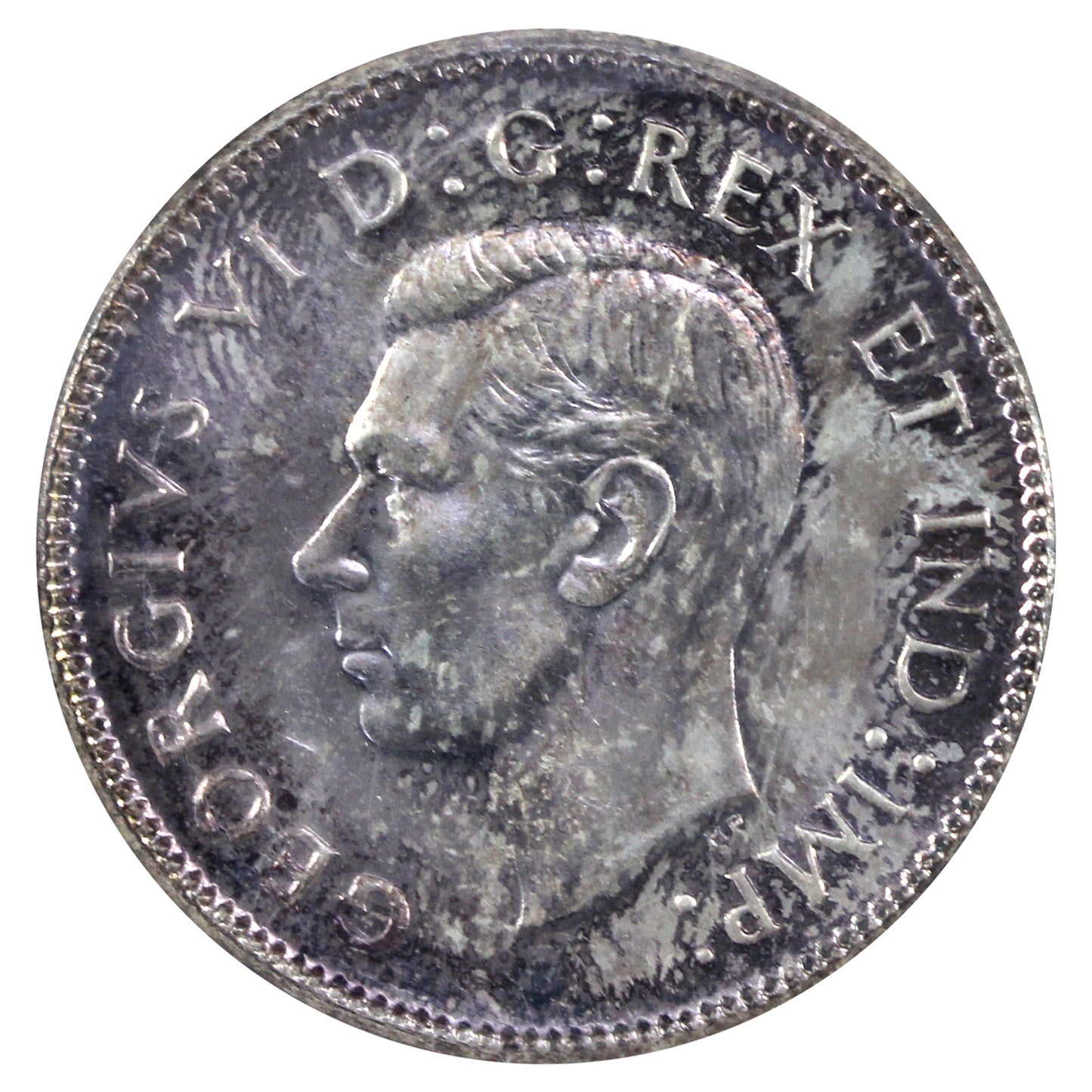 1947 Maple Leaf Canada 25-cents ICCS Certified MS65