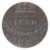 1880 Oval 0 Newfoundland 1-cent ICCS Certified VF-20