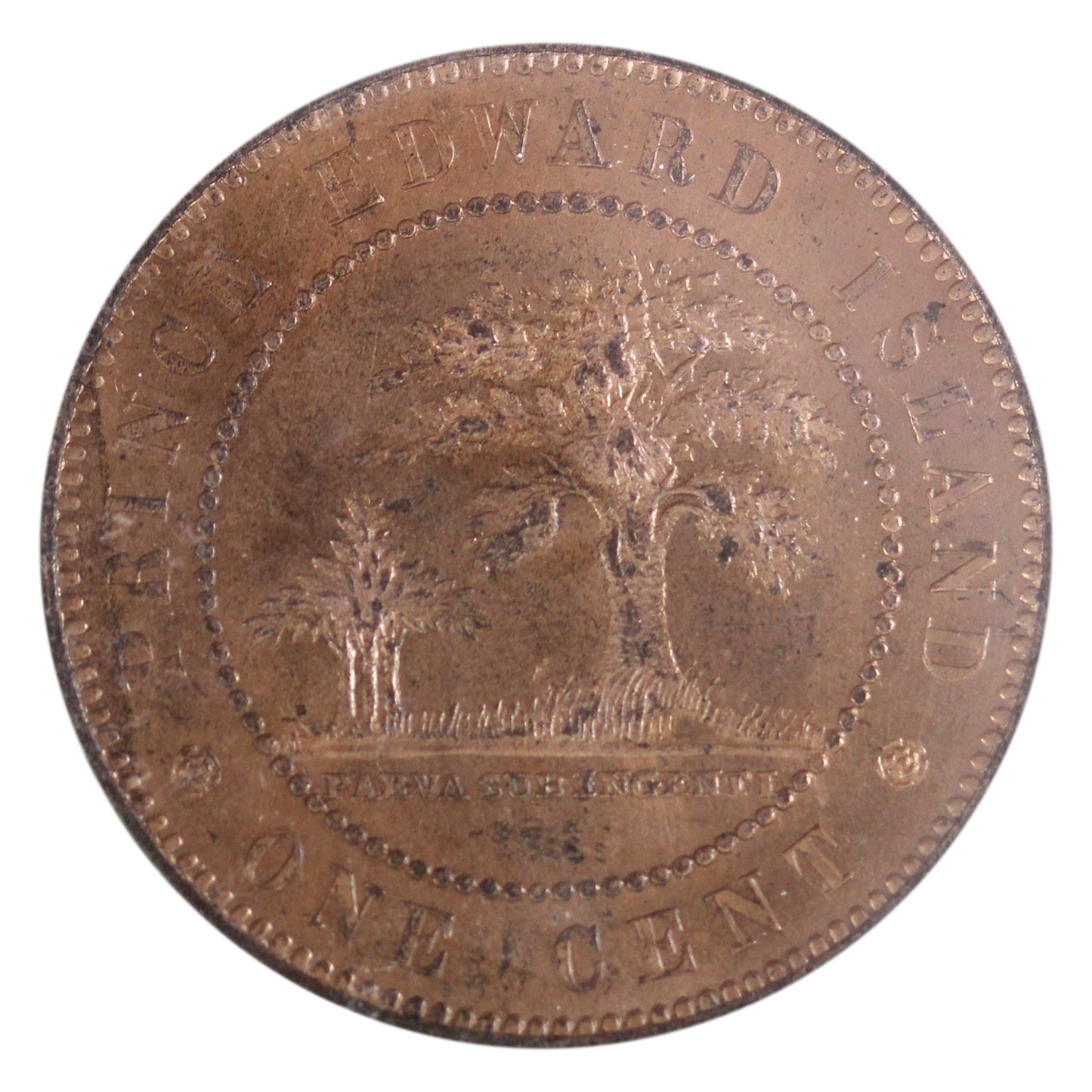 1871 Coinage Prince Edward Island 1-cent ICCS Certified MS65 Red