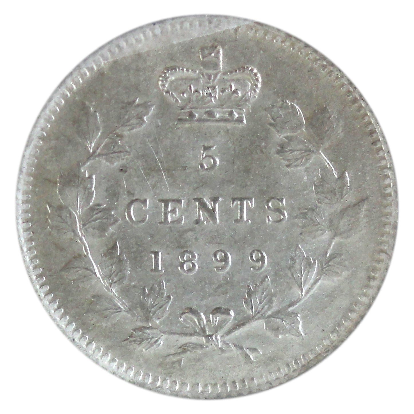 1899 Canada 5-cents ICCS Certified MS64 (XZD 323)