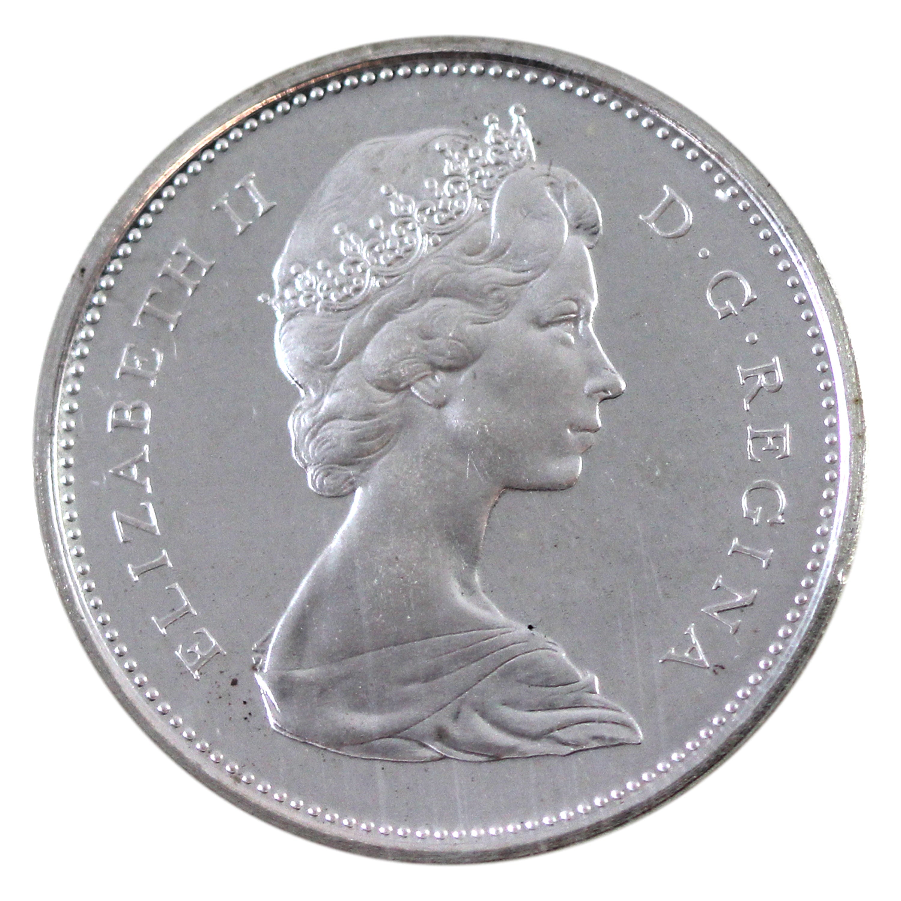1965 Canada 25-cents ICCS Certified PL-67 Ultra Heavy Cameo at