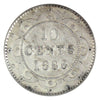1888 Newfoundland 10-cents ICCS Certified VF-30