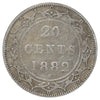 1882H Newfoundland 20-cents F-VF (F15) Scratched, marks, or impaired
