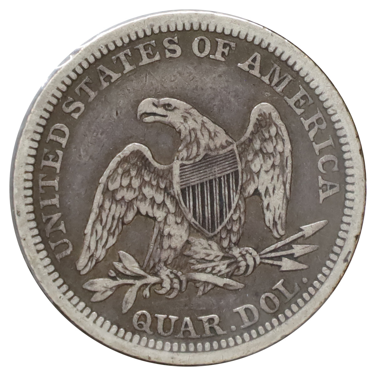1843 USA Quarter VF-EF (VF30) DOD