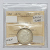 1870 Obv. 1 Canada 25-cents ICCS Certified EF40 (lightly toned)