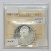 1967 Canada 50-cents ICCS Certified PL67 (lightly toned)