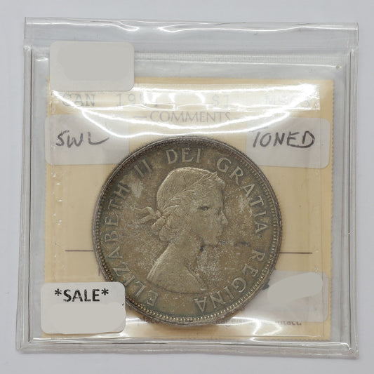 1954 SWL Canada Dollar ICCS Certified MS63 (toned)