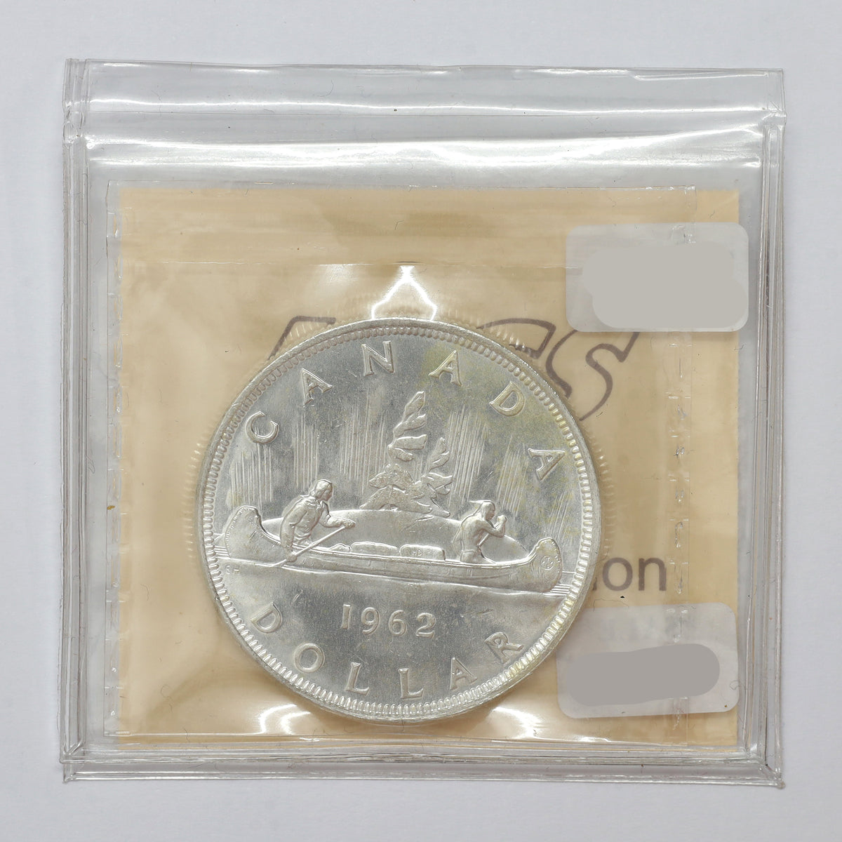 1962 Canada Dollar ICCS Certified MS64 Cameo (lightly toned)