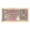 Germany 1940-1945 Third Reich 20 Mark Note, Pick #R139, VF-EF (DOP)