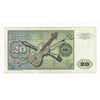 Germany 1980 20 Mark Note, Pick #32d, VF-EF (DOP)
