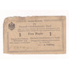 German East Africa 1915 1 Rupie Note, Pick #19 (DOP)