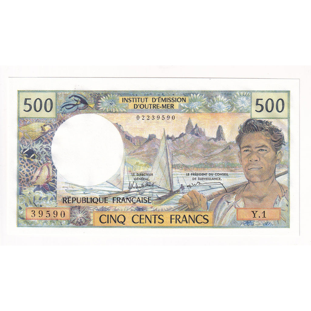 New Caledonia 1969-1992 500 Franc Note, Pick #60 (DOP)