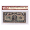 DC-25a 1923 Dominion $1 Hyndman-Saunders, BCS Cert. G6 (holes, tears, missing piece)