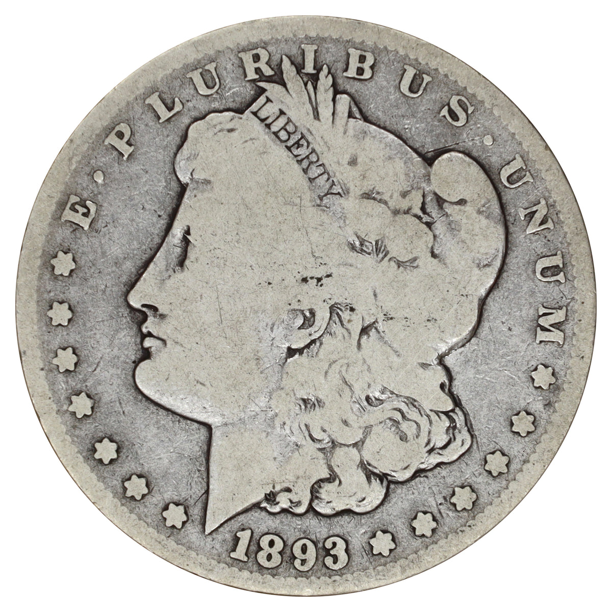 1893 CC USA Dollar Very Good (VG8) $