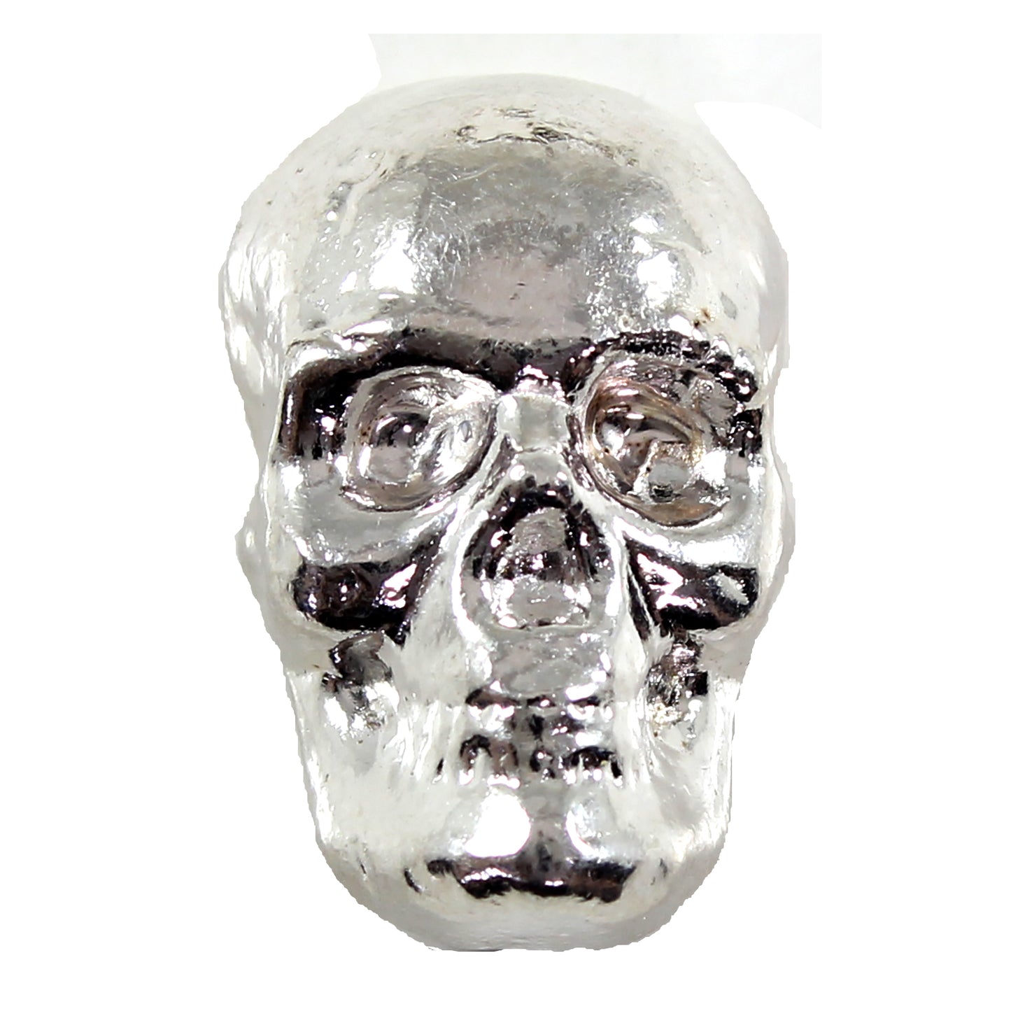 Beaver Bullion Skull 1oz. .999 Fine Silver (No Tax) Light Toning/Mild Scr.