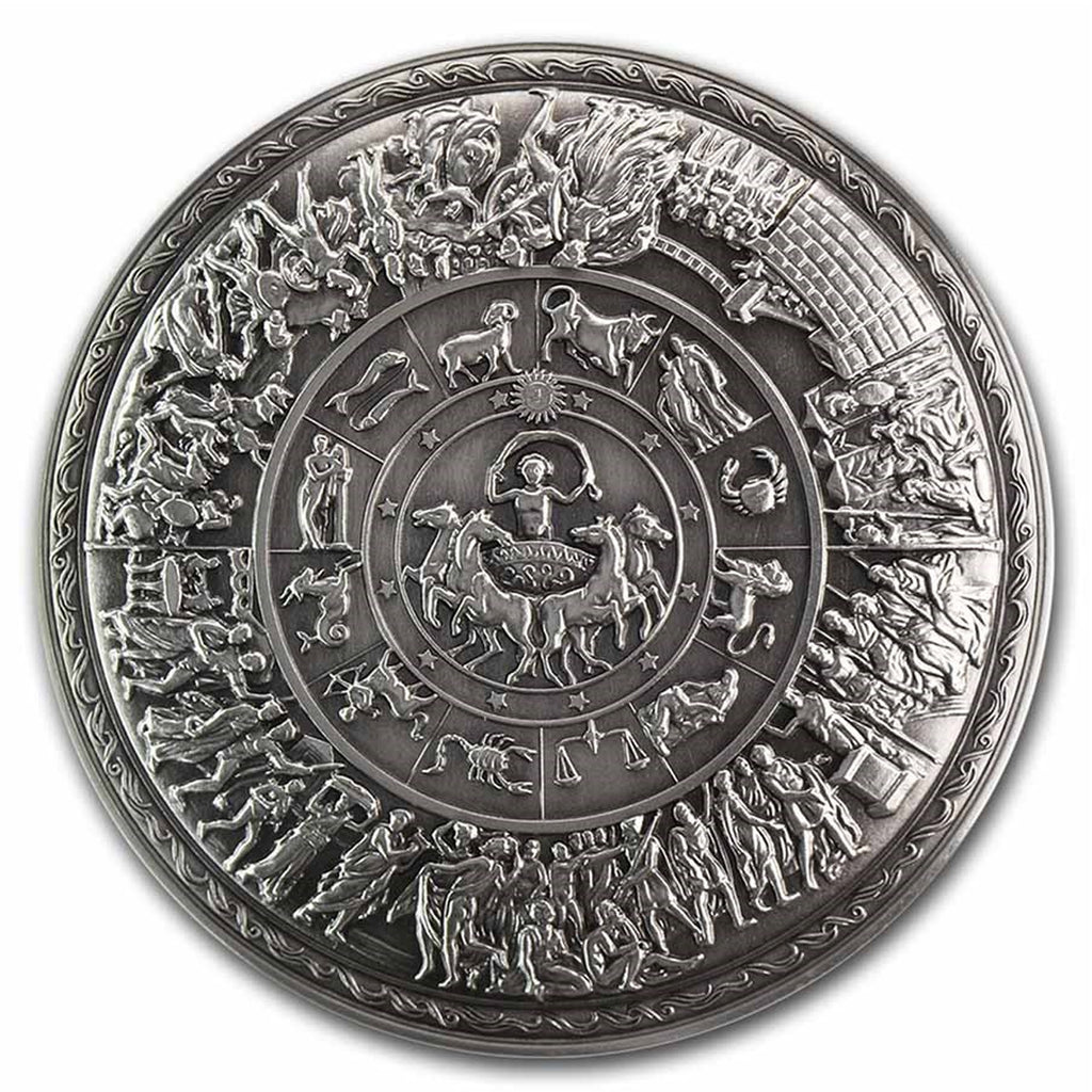 South Korea Achilles Ornate Shield 2oz .999 Silver Stacker (No Tax)