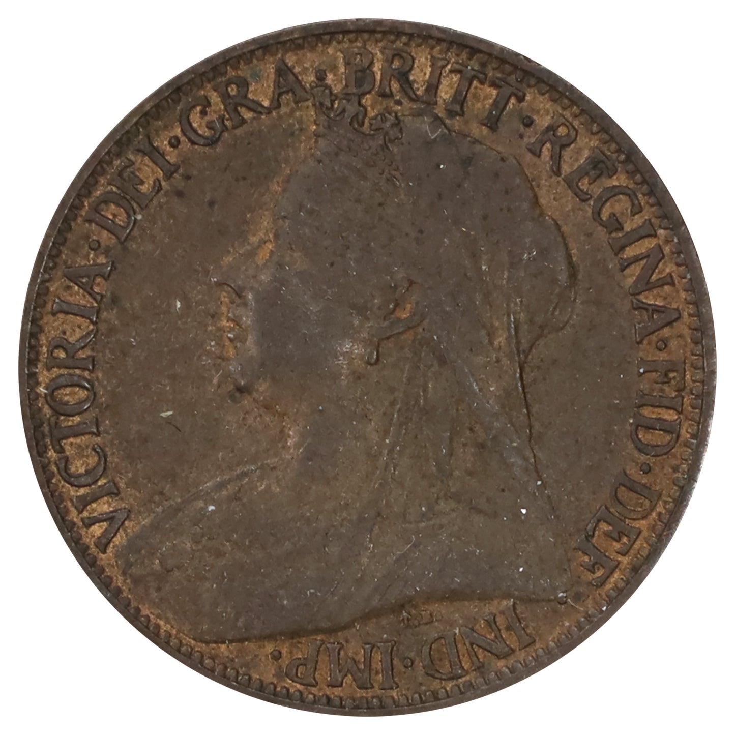 Great Britain 1900 Farthing EF-AU (EF45)