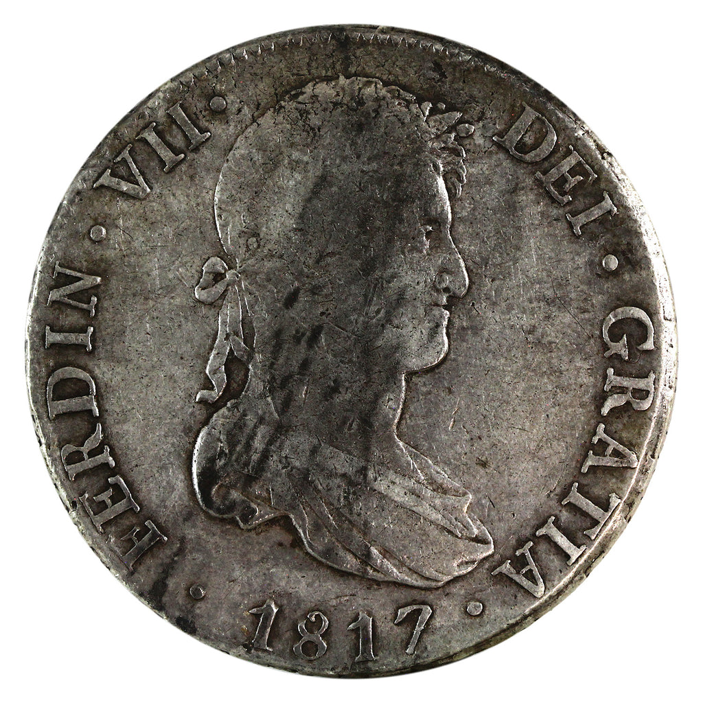 Bolivia 1817 PTS PJ 8 Reals Very Fine (VF20) $