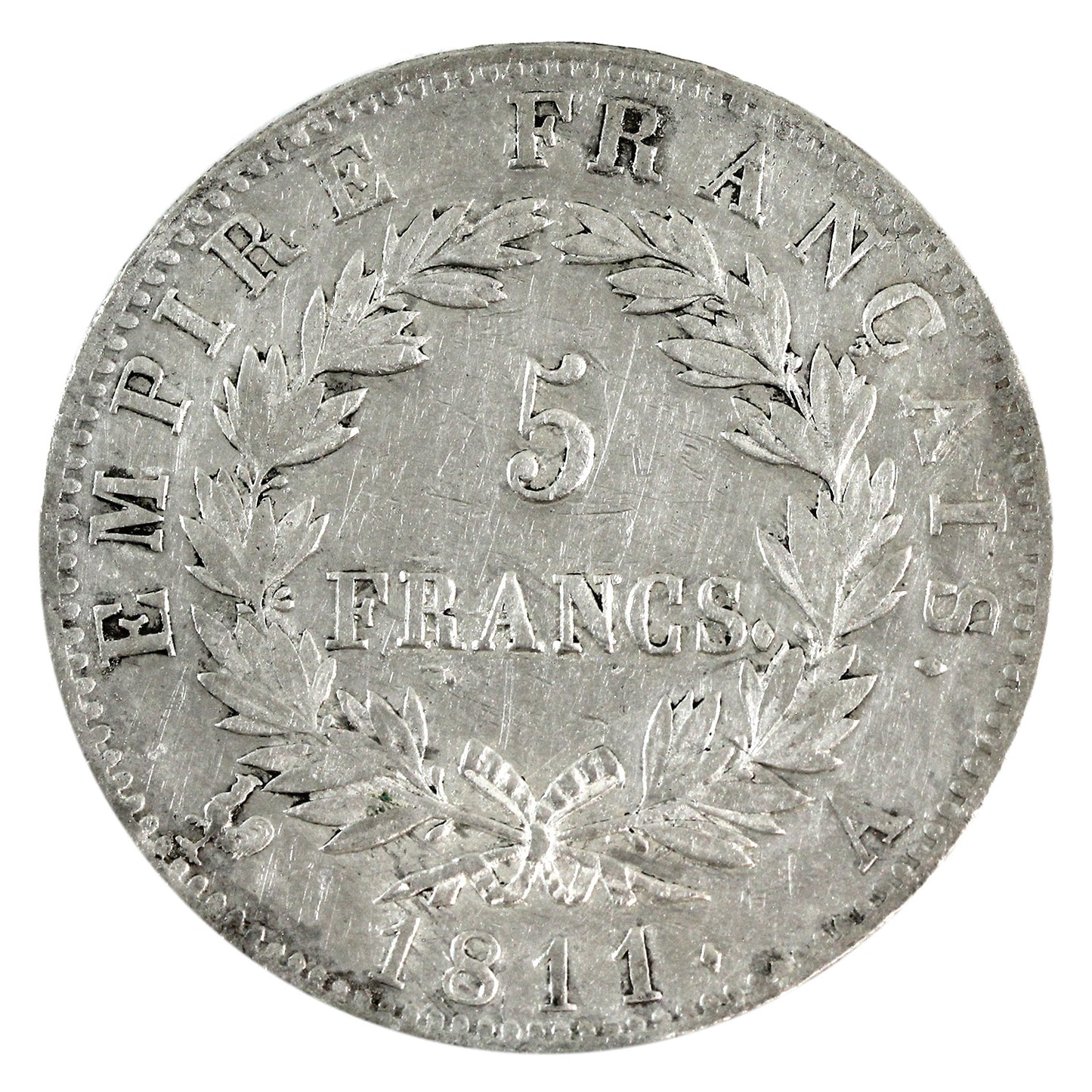 France 1811A 5 Francs VF-EF (VF30) $