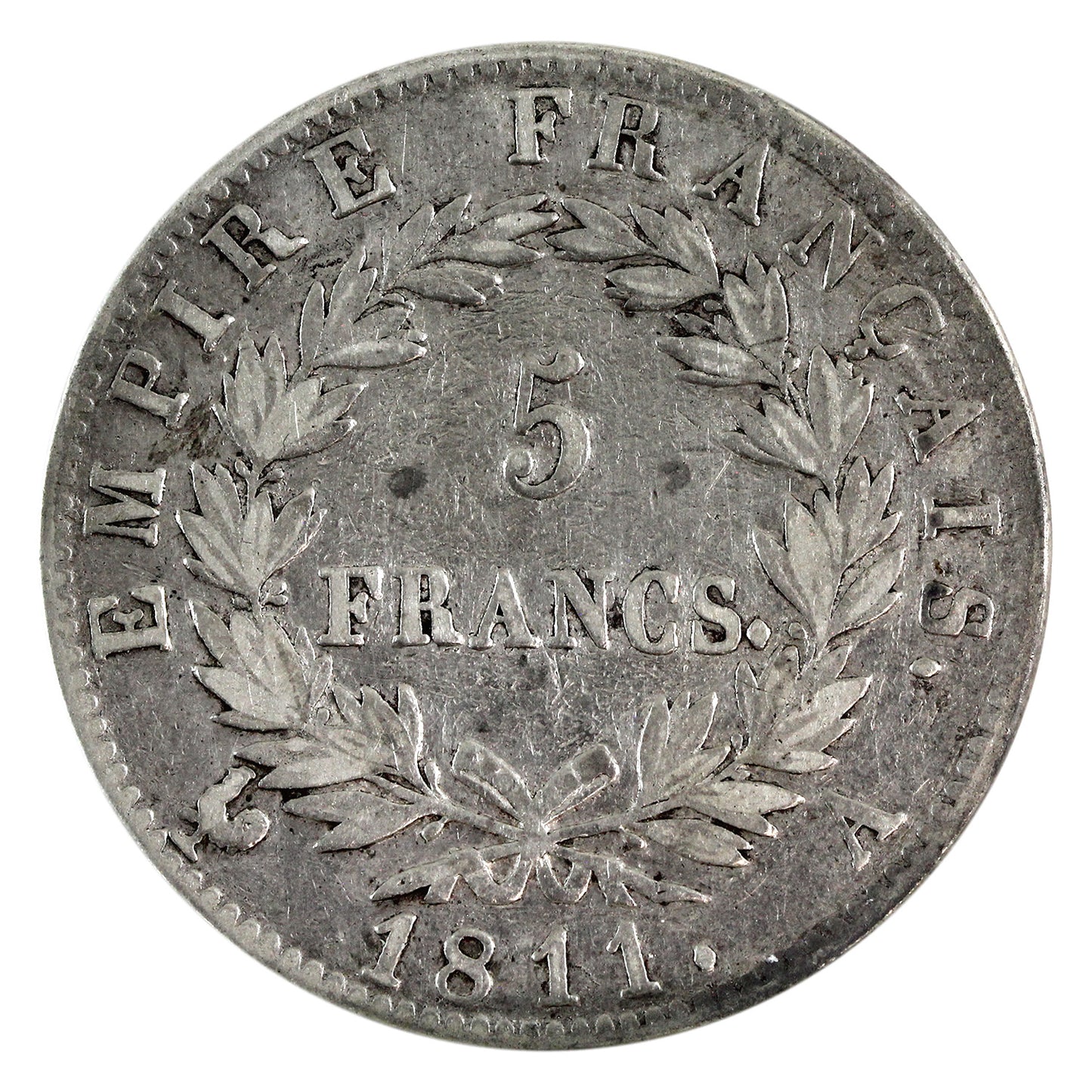 France 1811A 5 Francs Very Fine (VF20) $