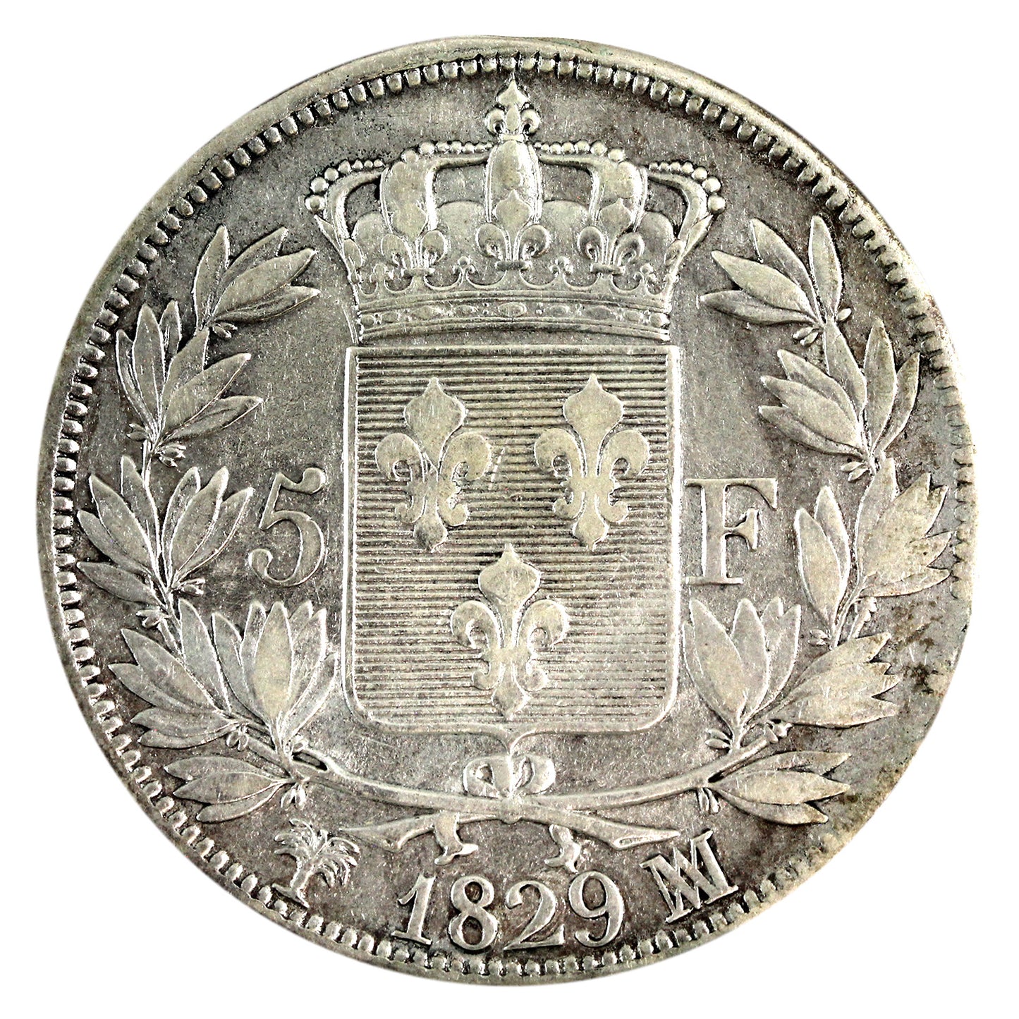 France 1829MA 5 Francs Very Fine (VF20) $
