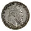 German States 1902F Wurttenberg 5 Marks VF-EF (VF30) $