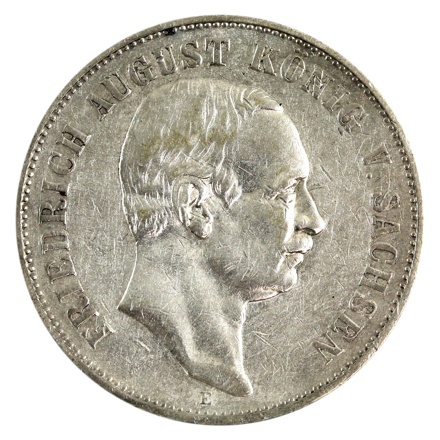 German States 1907E Saxony 5 Marks VF-EF (VF30) $