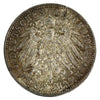 German States 1914A Prussia 1914A 5 Marks Almost Uncirculated (AU50) $