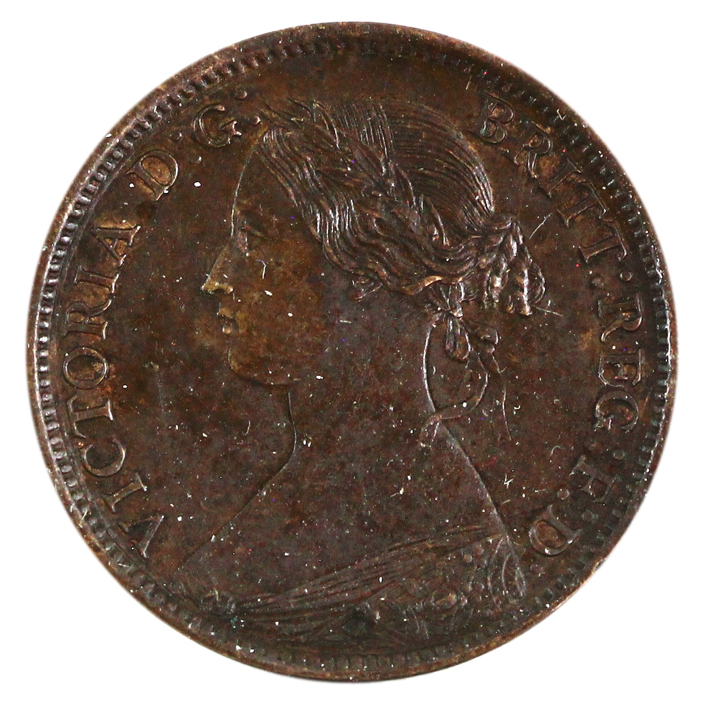 Great Britain 1863 Farthing Extra Fine (EF40) $