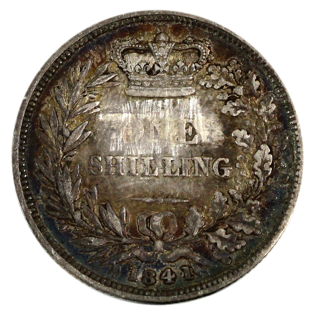 Great Britain 1841 Shilling Fine (F12) $