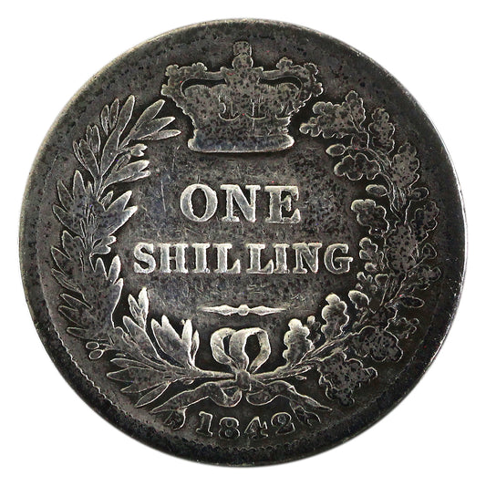 Great Britain 1842 Shilling G-VG (G6) $