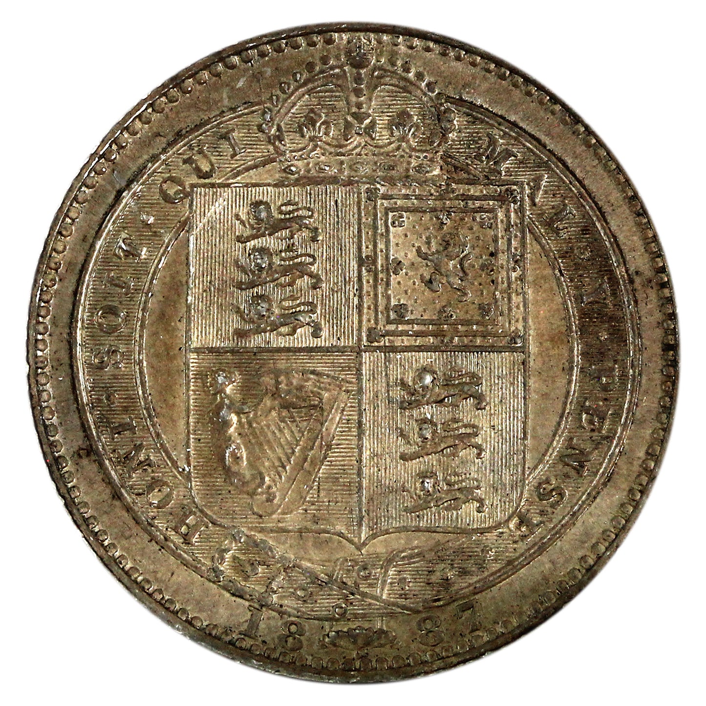 Great Britain 1887 Jubilee Shilling Uncirculated (MS60) $