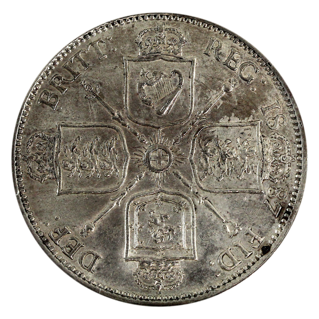 Great Britain 1887 Florin EF-AU (EF45) $
