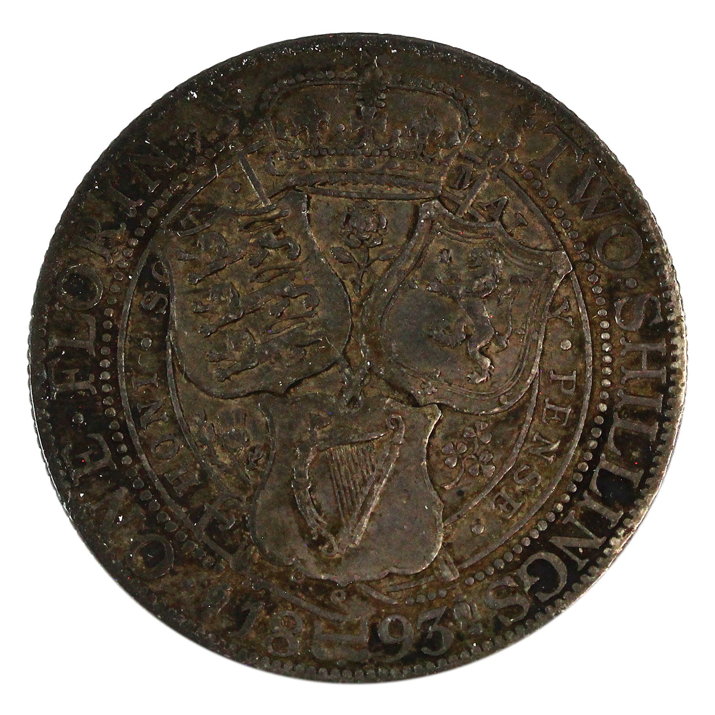 Great Britain 1893 Florin VF-EF (VF30) $