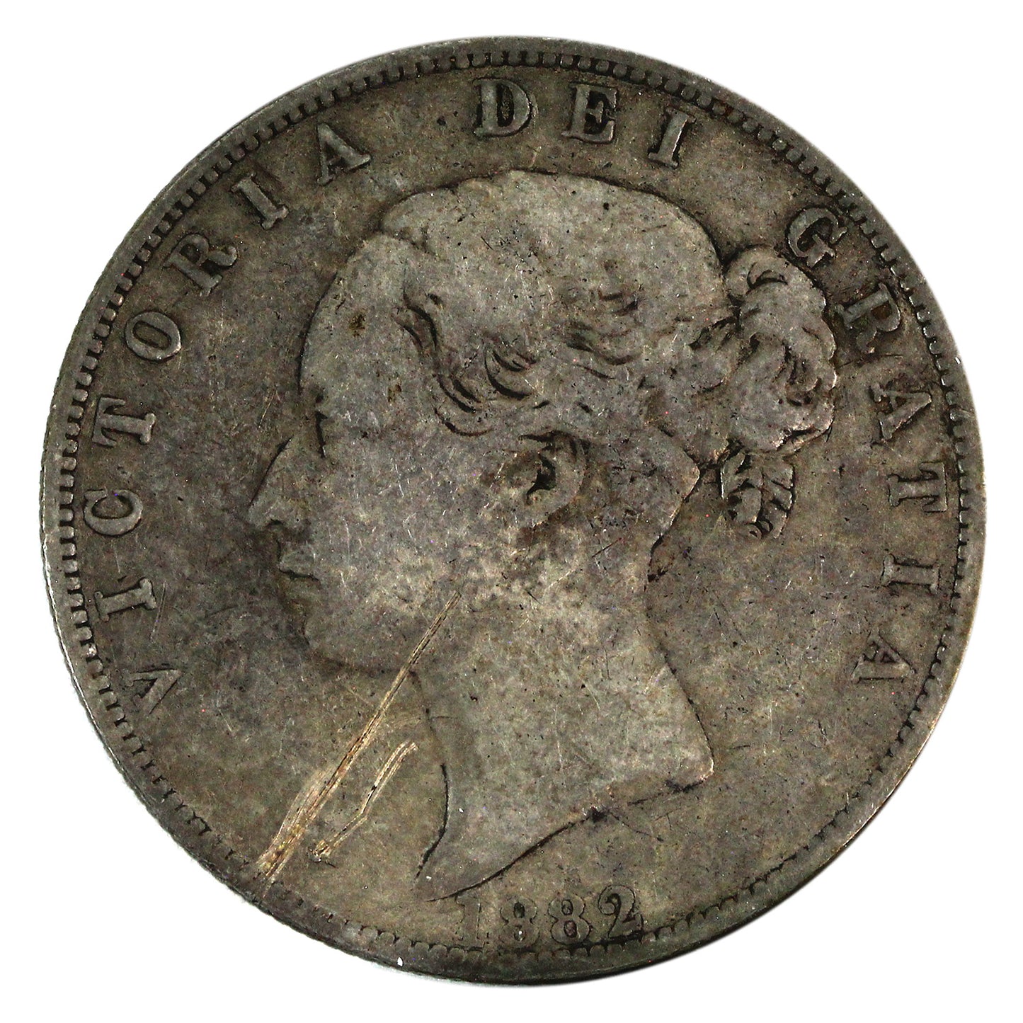 Great Britain 1882 1/2 Crown Very Good (VG8) $