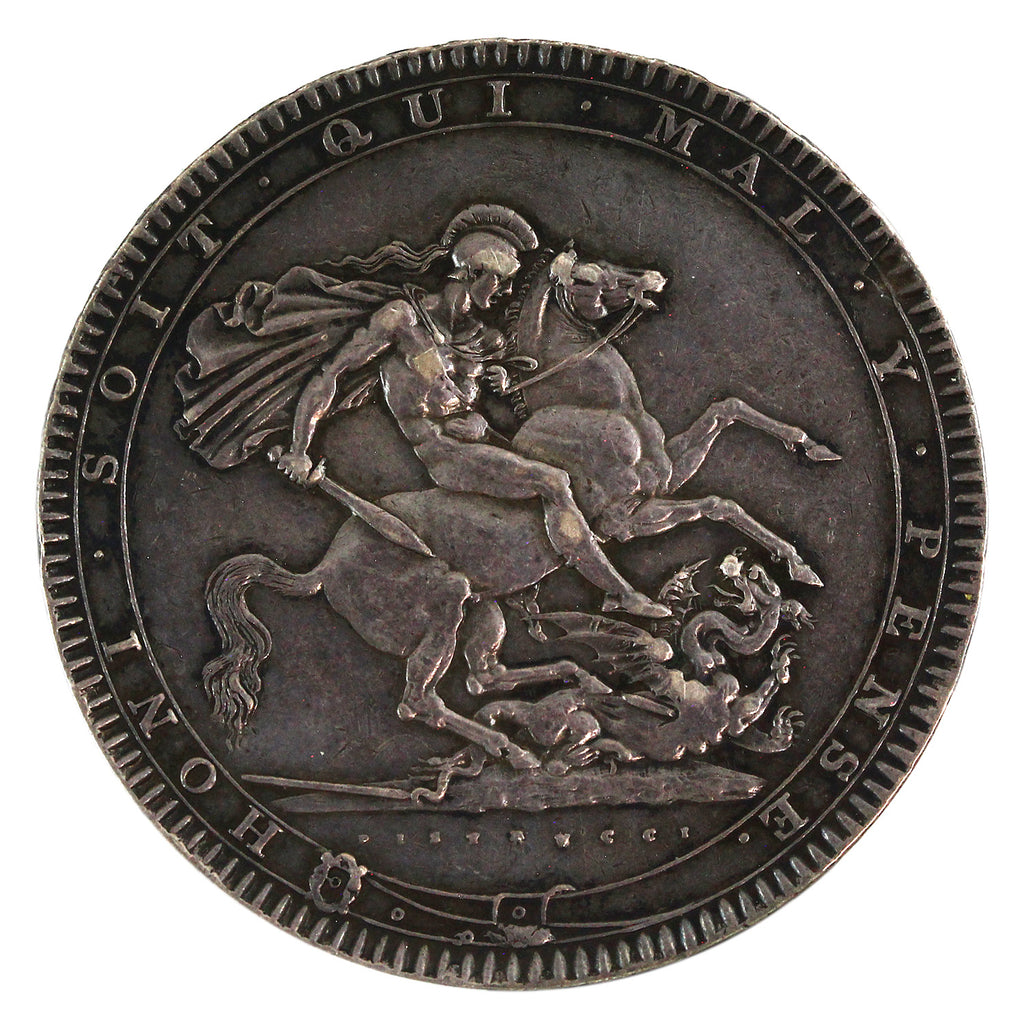 Great Britain 1820LX Crown EF-AU (EF45) $