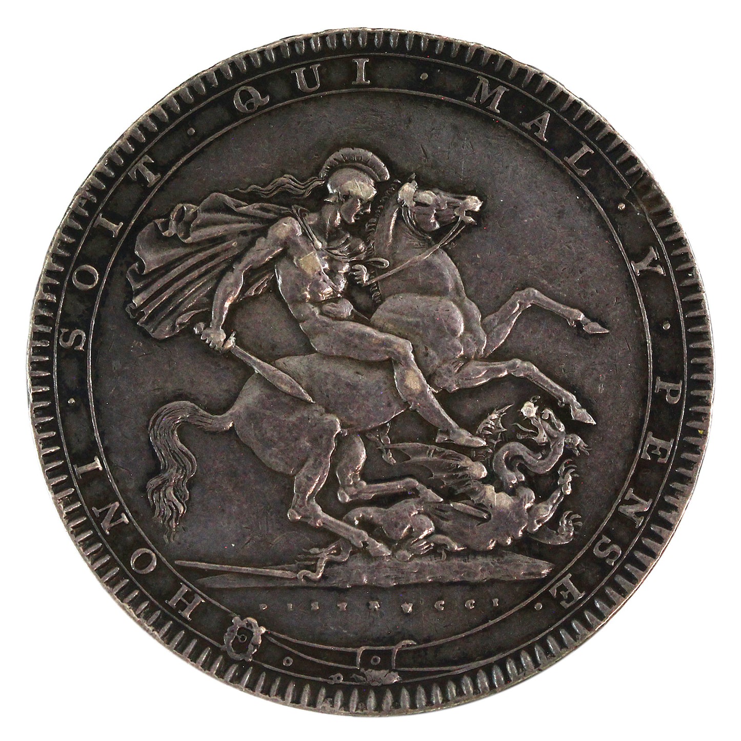 Great Britain 1820LX Crown EF-AU (EF45) $